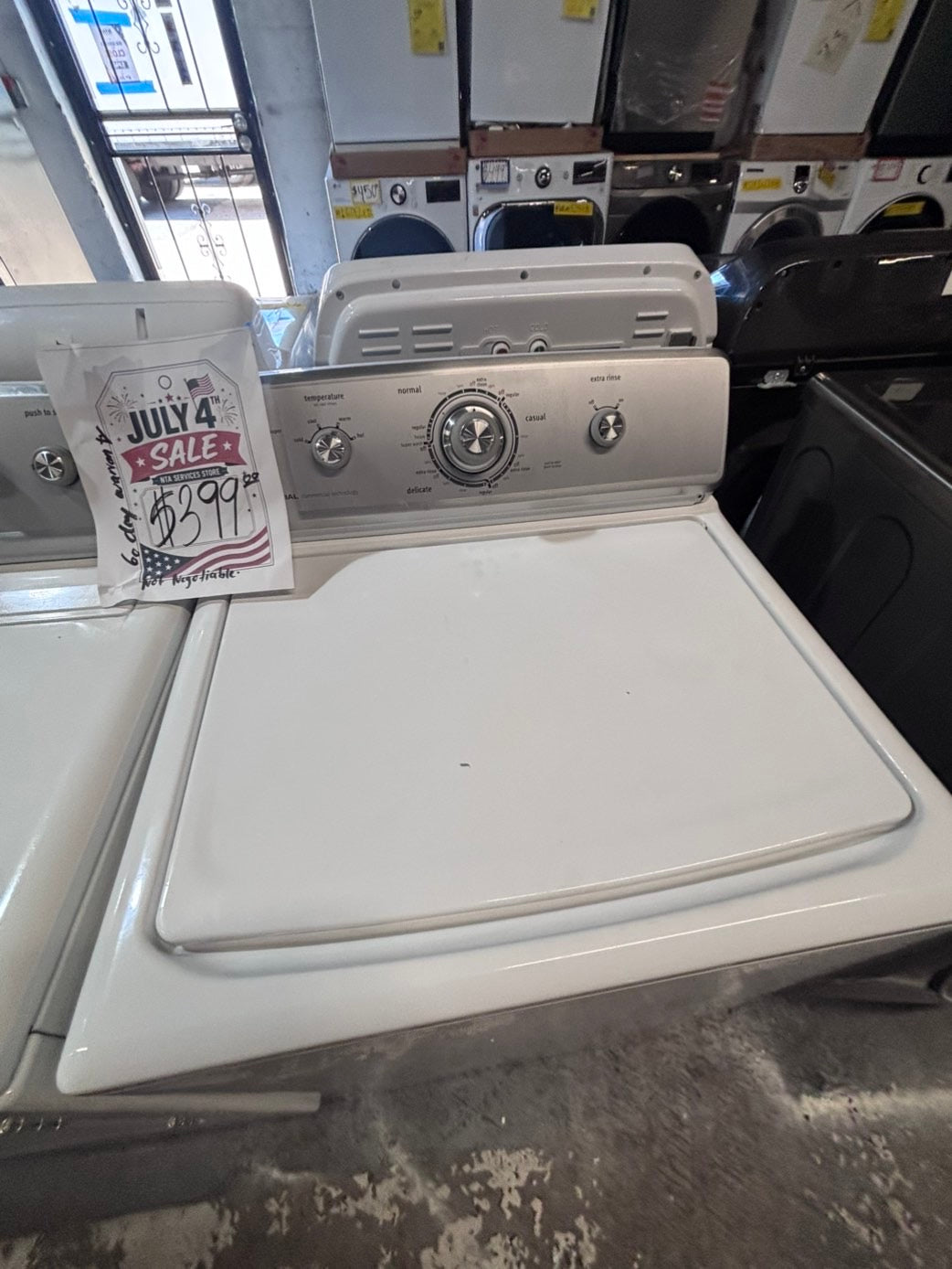 >*sale🔥maytag top load washer  & electric dryer 220v  set top load side by side #SPE2T1B