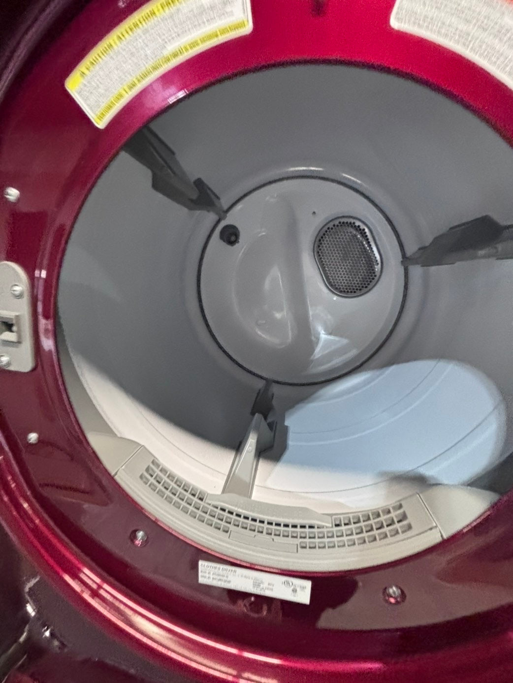 >*Samsung steam ENERGY STAR washer 4.5 cu ft & dryer 7.5 cu ft set electric steam 220v front load stackable or side by side - sensor dry ,burgundy color #BGCPL2SET