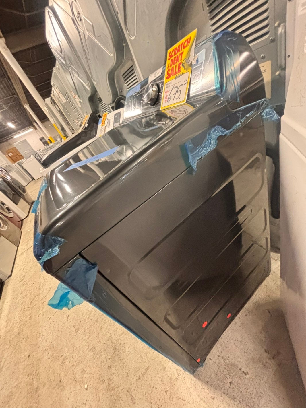 >new Open Box 📦 GE gas 110v dryer side x side large capacity  #ED5GG2L