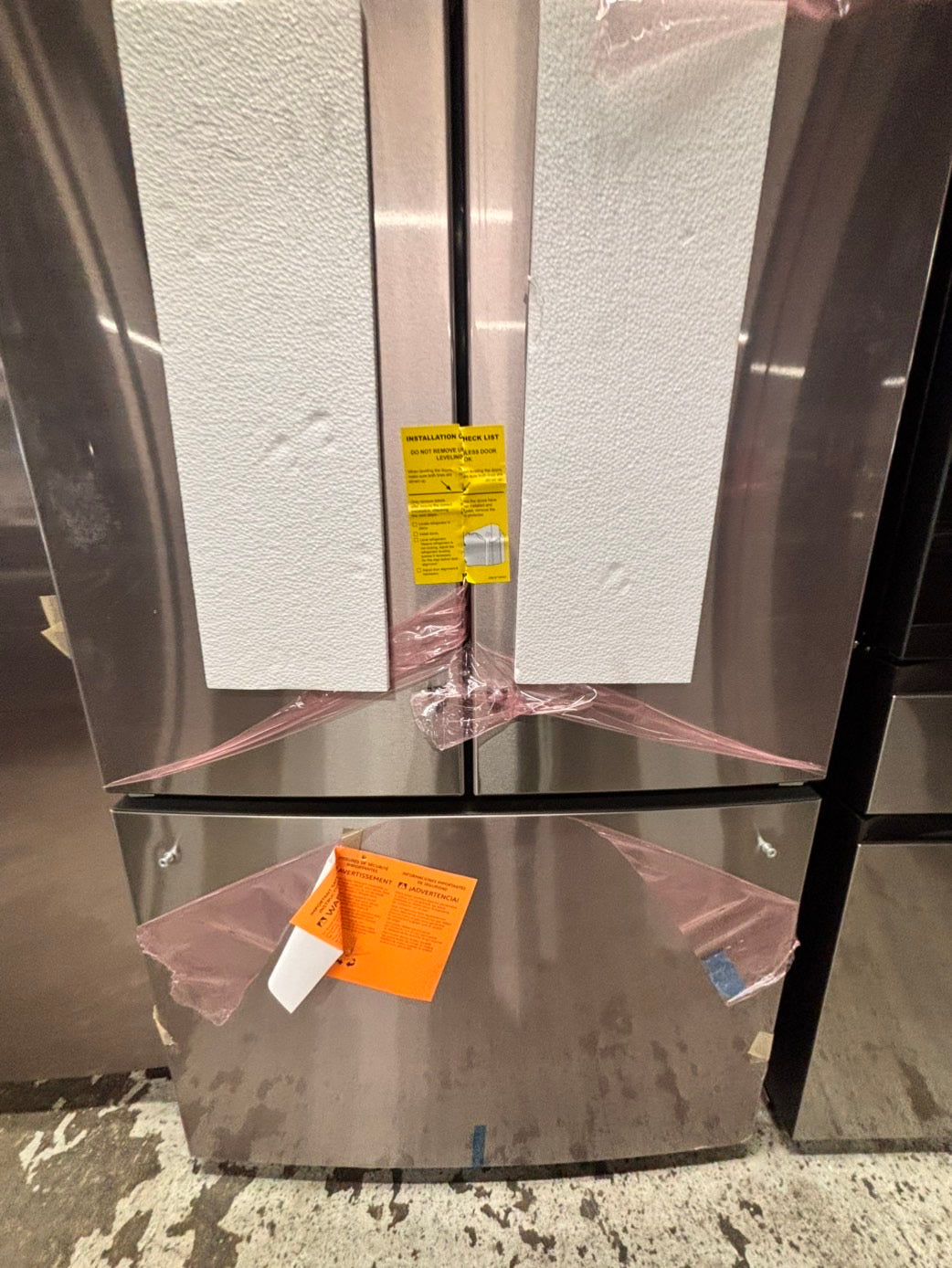 >special🎈New open box 📦 GE Refrigerator with ice maker & water dispenser - Stainless Steel #RFGAA4DB