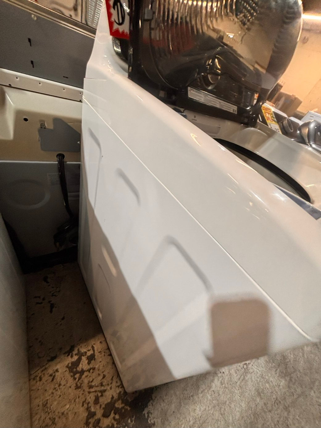 } }Samsung 27” white color Top load washer extra Large capacity 5.5cu.ft stainless steel Drum working 💯  with warranty ! used,refurbished #SAWTL12B