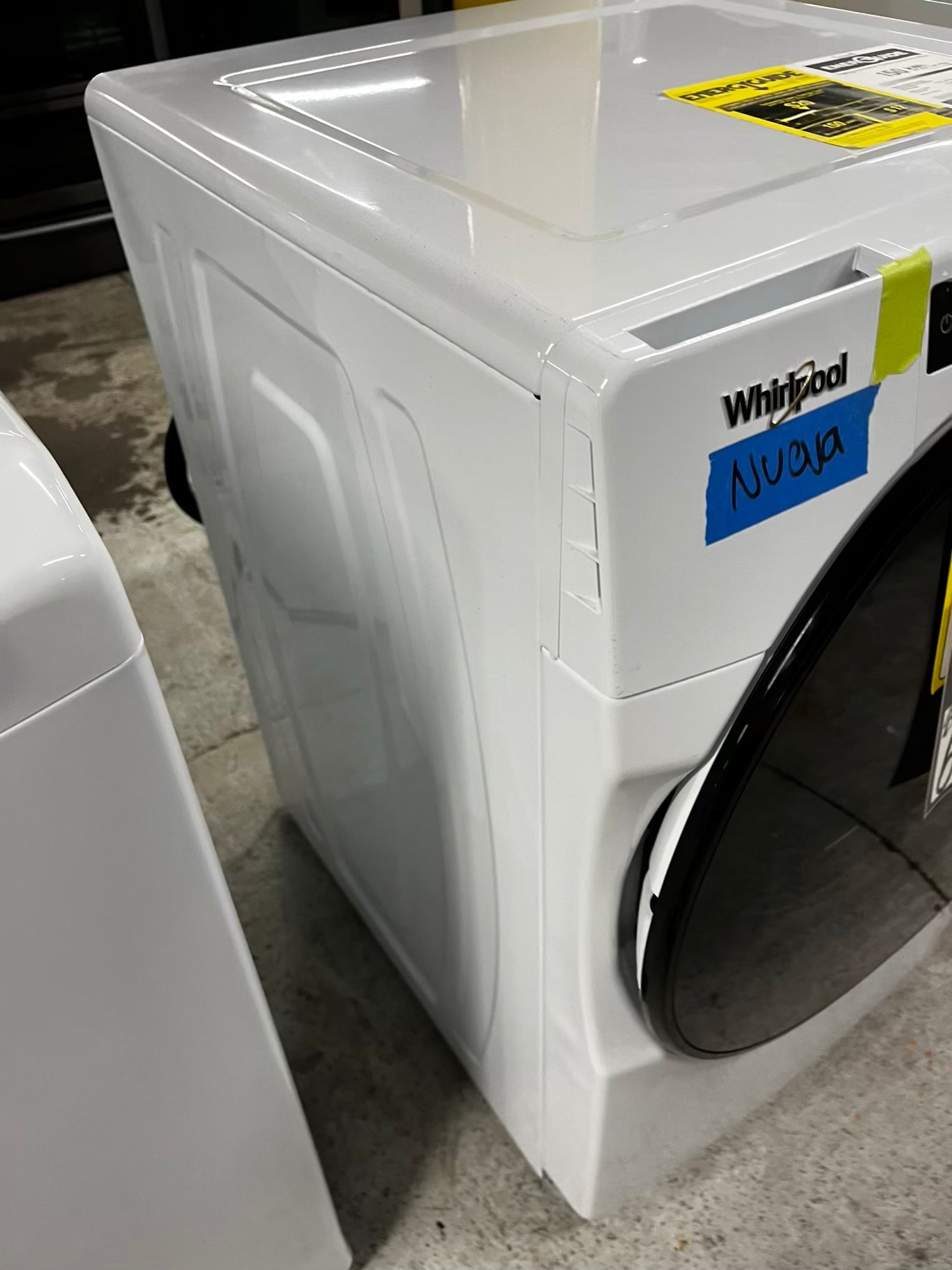 Open Box 📦 scratch & dent - Whirlpool 5.0 cu. ft. High Efficiency White Stackable Front Load Washing Machine with Load & Go XL Dispenser #WM132TB