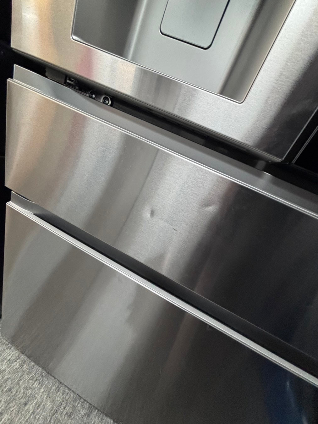 >special🎈LG New open box 📦 Refrigerator instaview with ice maker & water dispenser - Stainless Steel  #RZ33USL