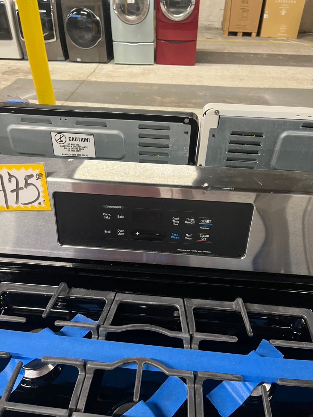 = LG convection oven Gas range 5 burner stainless steel bake broil  -used-Refurbished 30” #GR567B