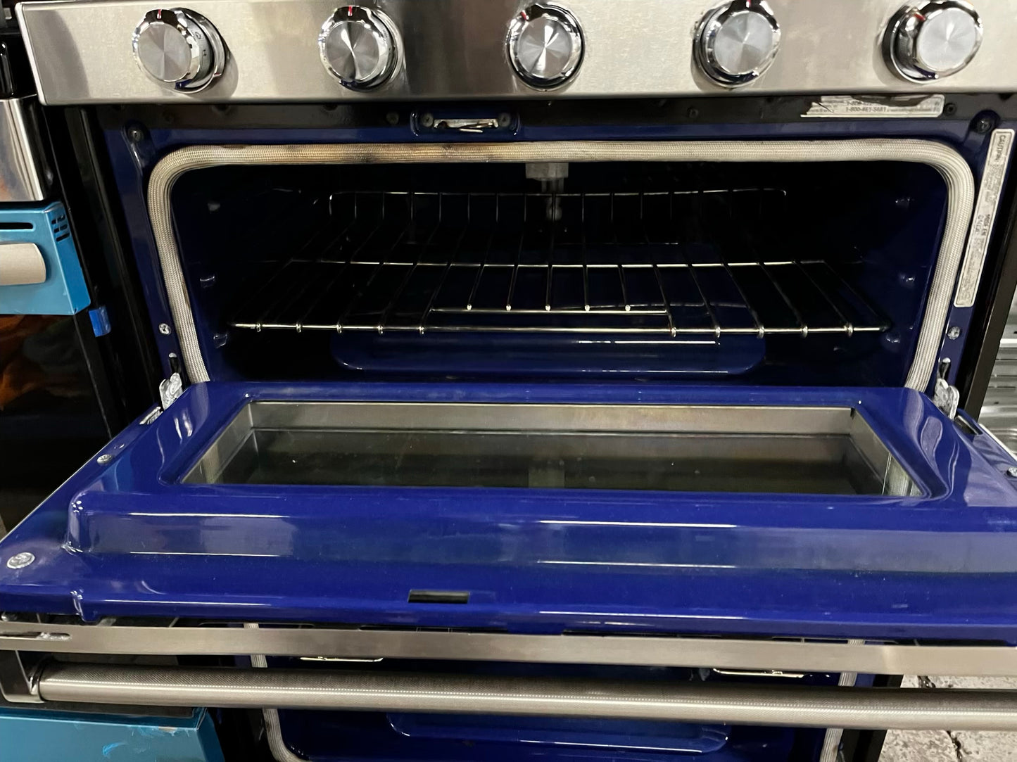 • 🍁 Thanksgiving Special  🦃  KitchenAid Gas range 5 burner convection bake broil self clean in stainless steel used-Refurbished 30” #GR9333AB