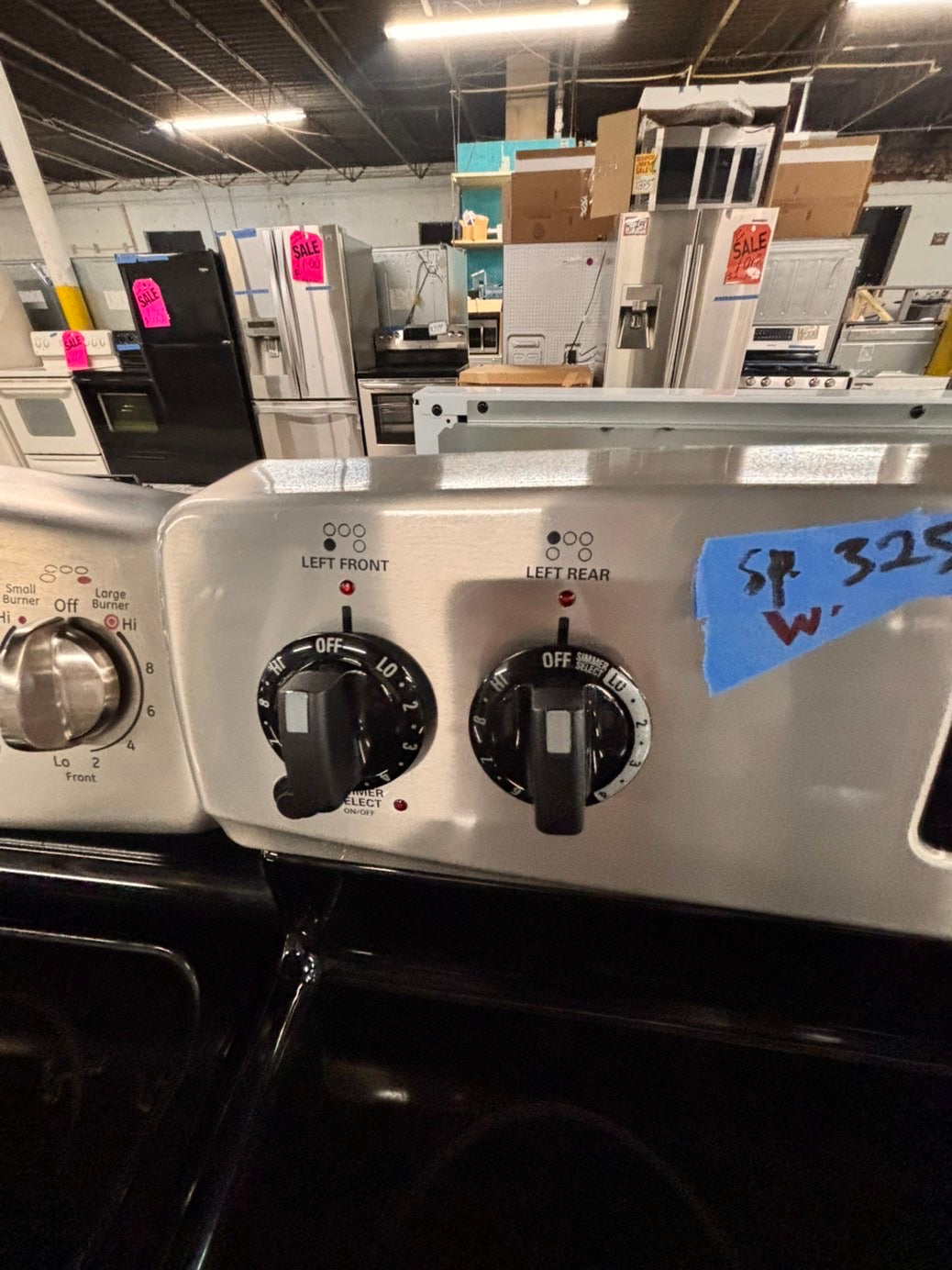 >sale🔥 Kenmore  Glass Top electric stove  bake broil 5 burner convection oven Self clean 30” stainless steel used-Refurbished #KEUP21B