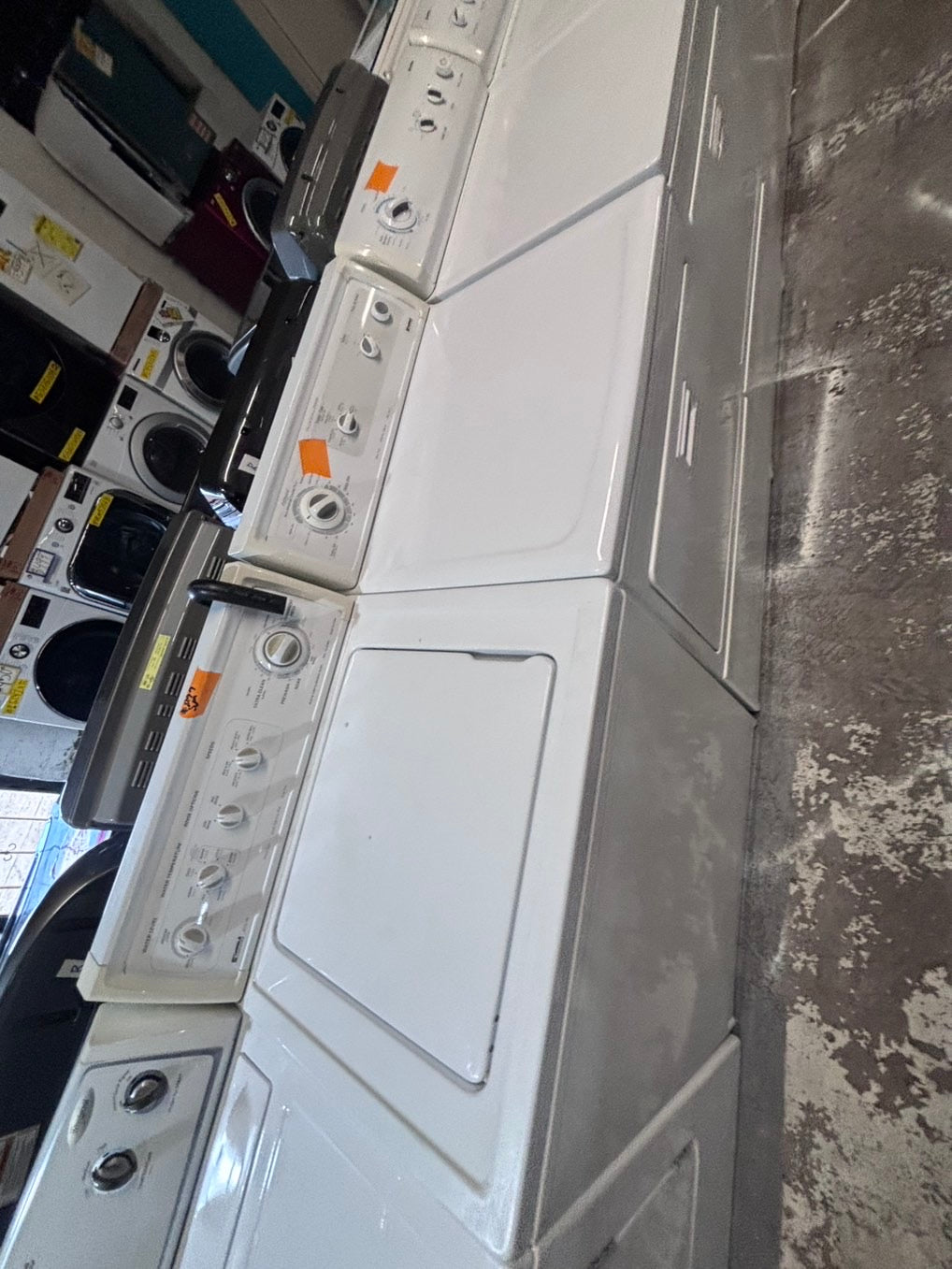 }sale 🔥🔥KENKORE  top load washer with agitator & electric dryer 220v  set   top load side by side working 💯  with warranty top load side by side #SKR62YB