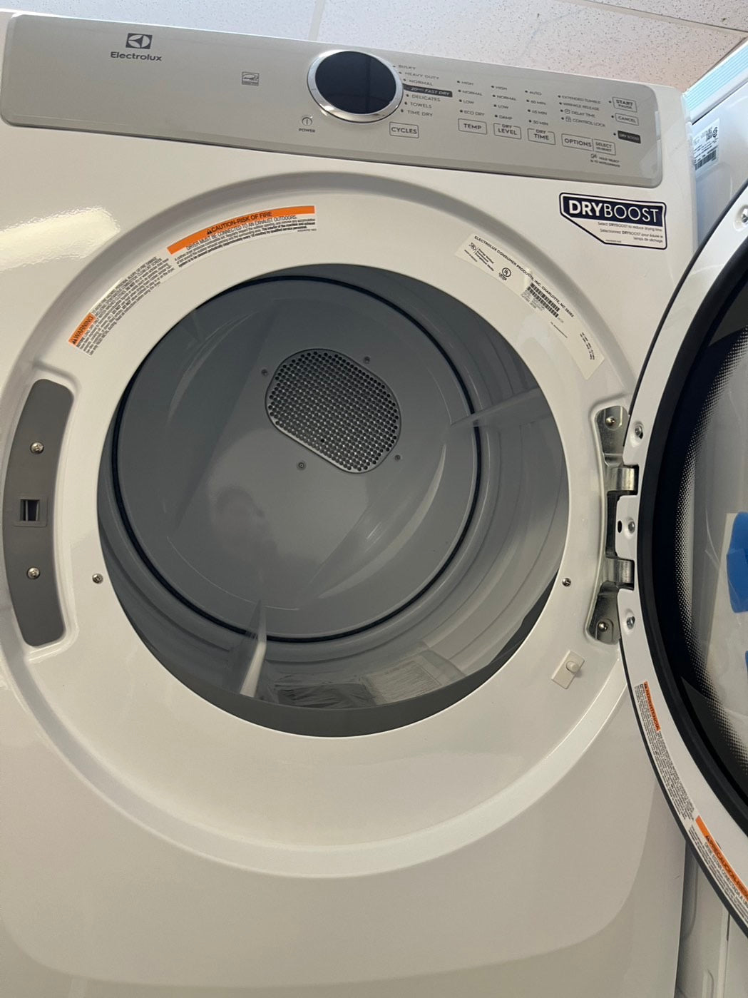 🎉🎉🥳=Electrolux New scratch&Dent open box front load washer& dryer set large capacity energy start , steam in white mix&match set    #WMSET94BL