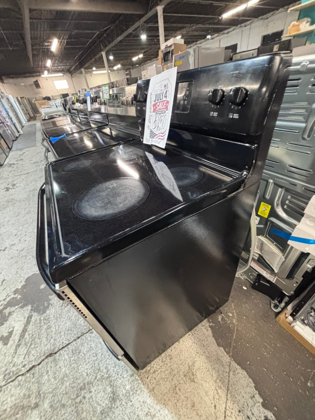 >*kenmore electric 220v glass top range bake Broil roast stainless steel 30" Refurbished #ELS4412B