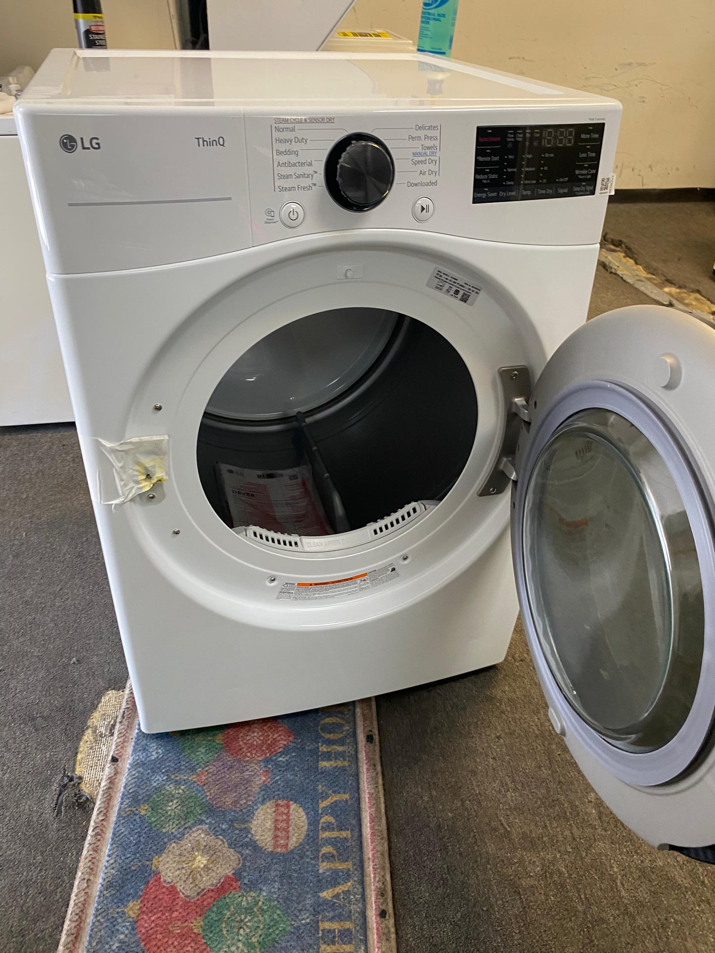LG new Open Box 📦 Scratch & dent mix & match 4.5 cu. ft.  Large Capacity Front Load Washer -& 7.4 cu. ft. Large Capacity Front Load Electric Dryer - White mix & match Set / stock number #WDE774A3