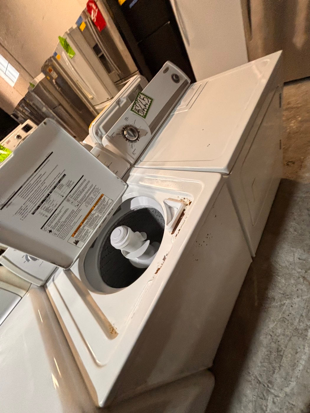 >*clearance🔥🔥🔥whirlpool top load washer  & electric dryer 220v  set top load side by side #TLCC5YB