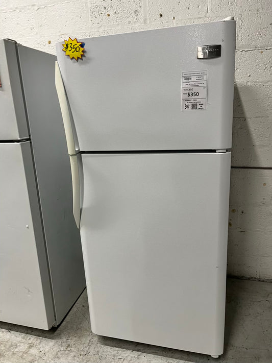 -Frigidalre top freezer Refrigerator In white 30" #RF310MB