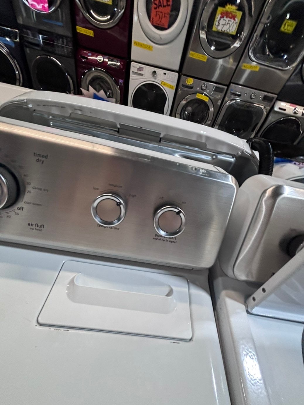 >*Maytag top load washing machine with agitator  & GAS dryer set 27” in #WD975BB used-Refurbished