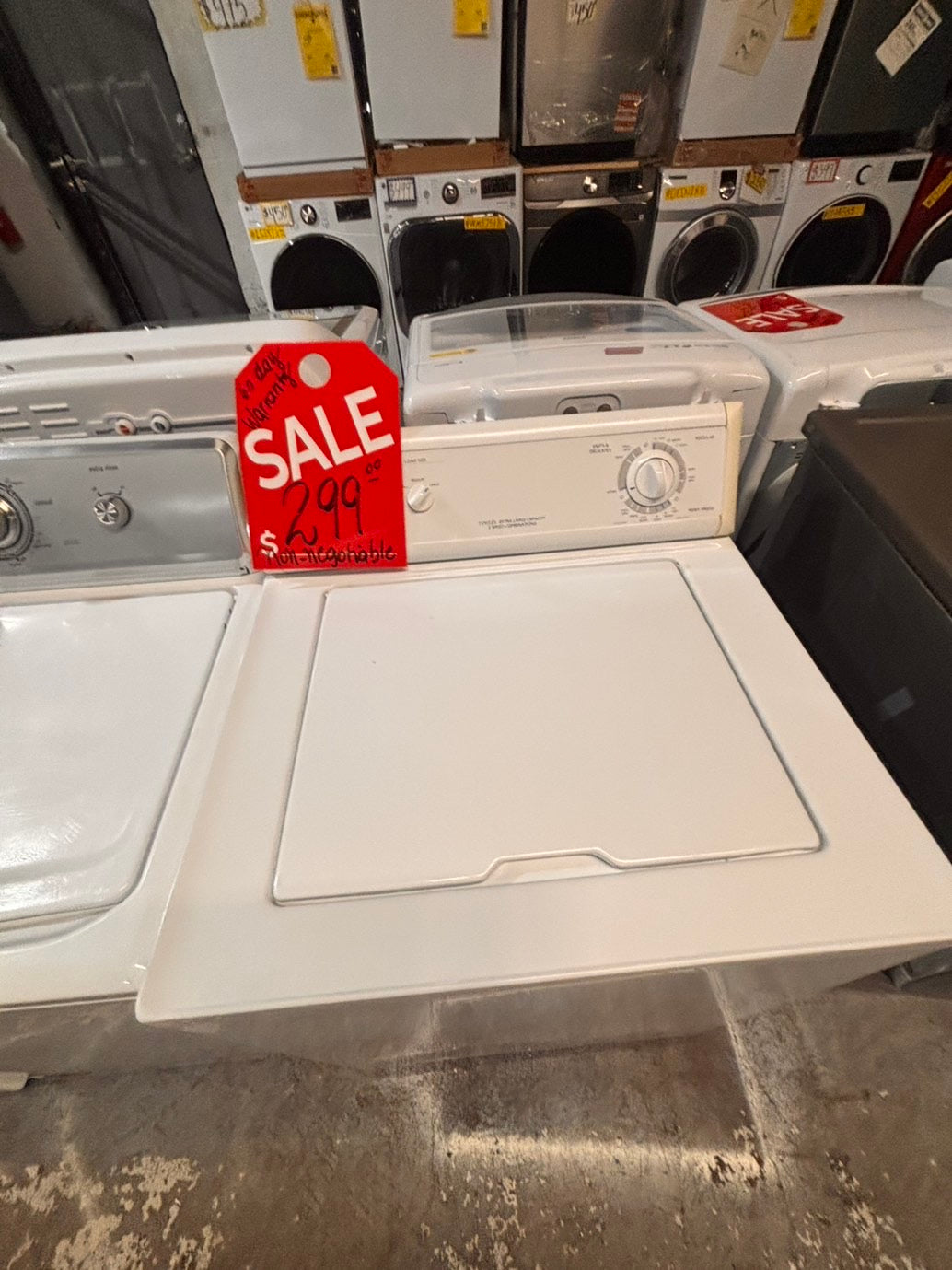 >*sale🎈frigidaire heavy duty Top load washing machine w agitator 27" in good condition,used-Refurbished #TWZ226B