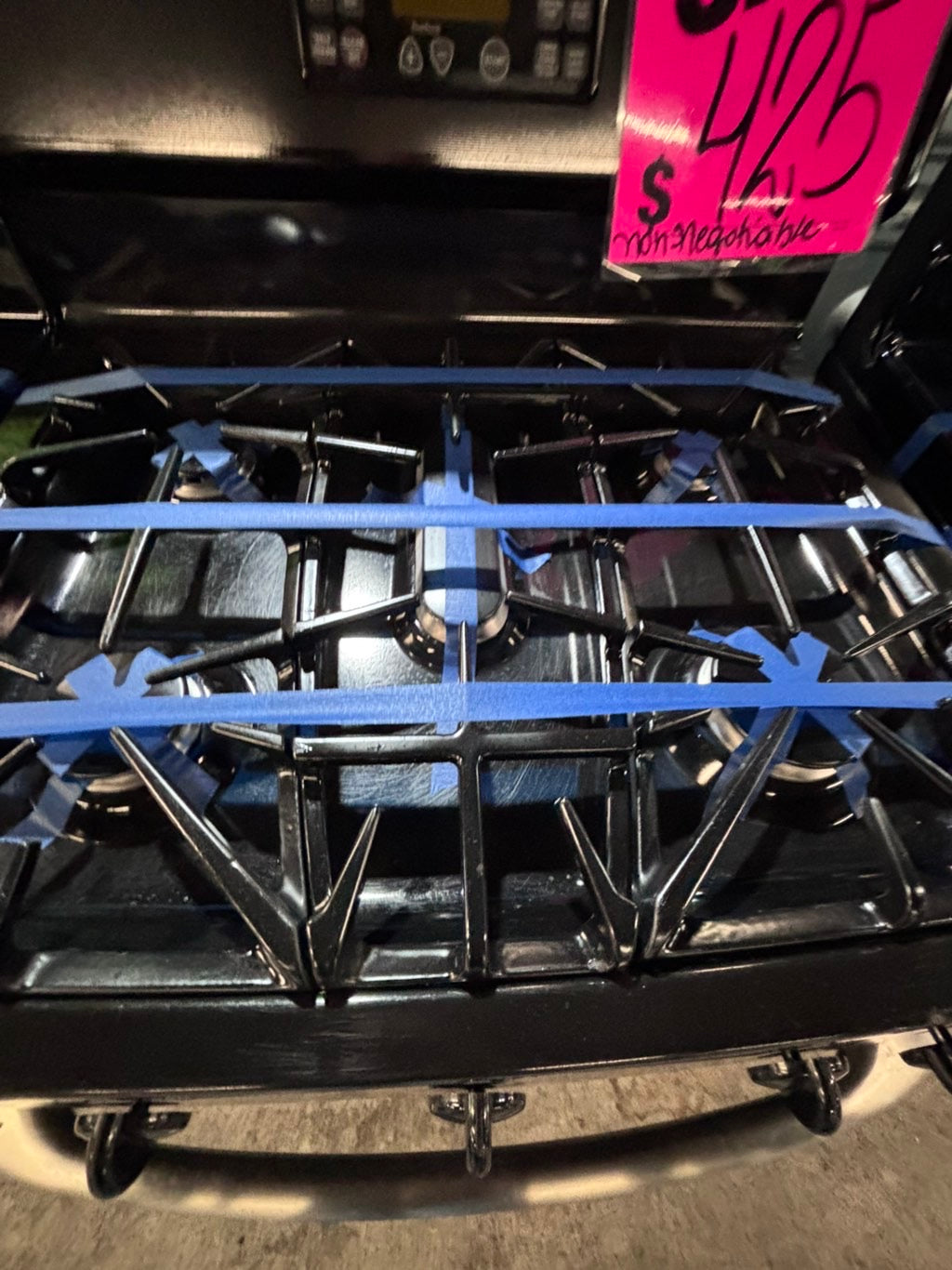 >*Sale🔥GE Gas range 5 burner convection oven bake ,broil Hi/Lo self clean in stainless steel used-Refurbished 30” #GSZQ7BB