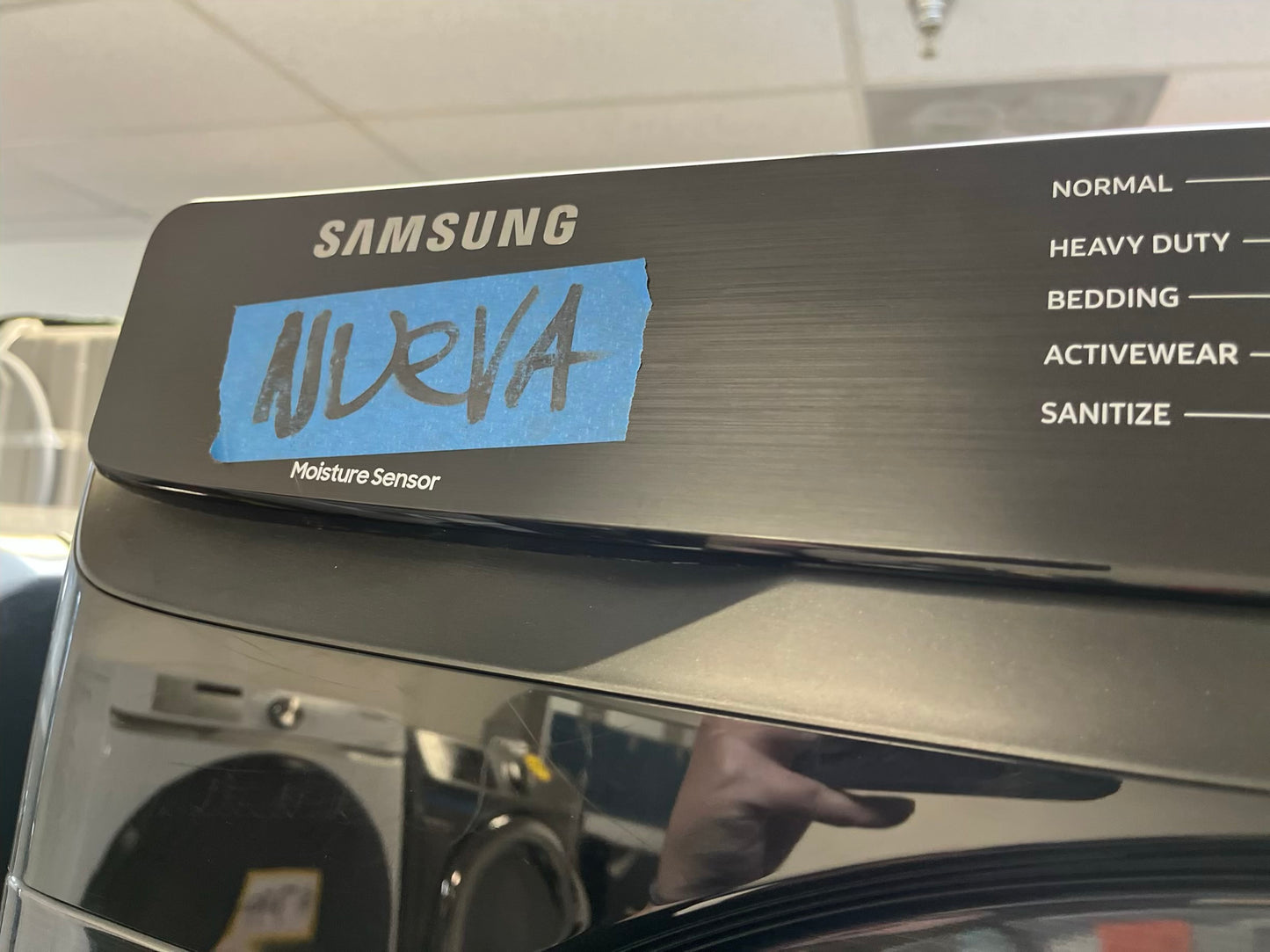 ~ ⚡️ Black Friday 🎉 New Open Box 📦 Scratch & Dent Samsung 4.5 cu. ft. High-Efficiency Front Load Washer in Brushed Black with Self-Clean+ & 7.5 cu. ft. Vented Stackable Electric Dryer in Brushed Black with Sensor Dry | Stock Number #WD6392SL