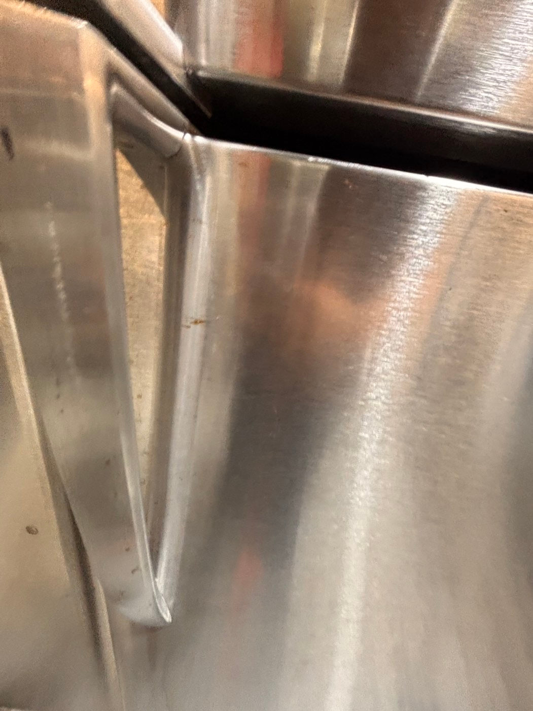 >*frigidaire  top freezer refrigerator stainless steel used-refurbished 30"x 681/2h #RFF21RB