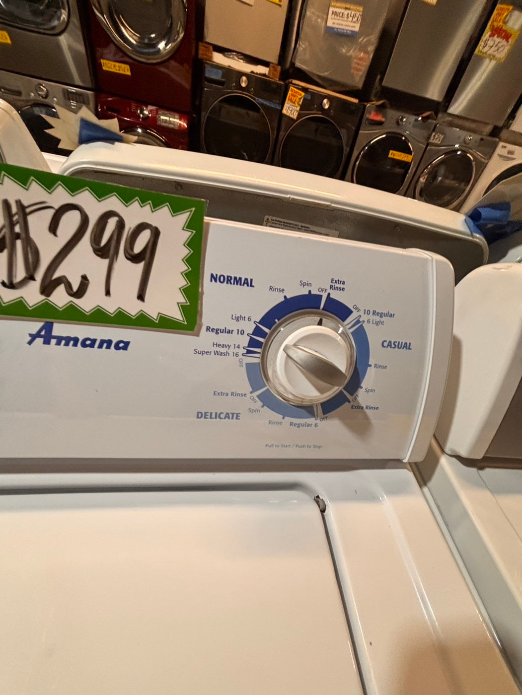 >*sale🎈Amana heavy duty Top load washing machine w agitator 27" in good condition,used-Refurbished #TAW126B
