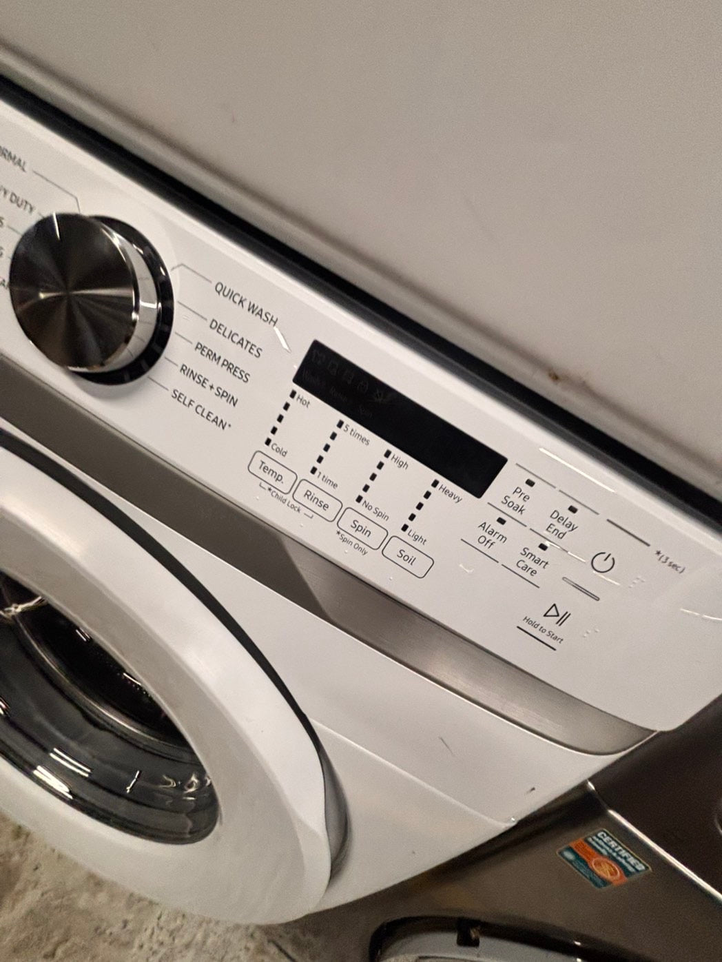 >sale🔥mix & match Samsung washer 4.5 cu ft & dryer 7.5 cu ft set electric 220v front load stackable or side by side - sensor dry He white color   #SW6RZ4SET