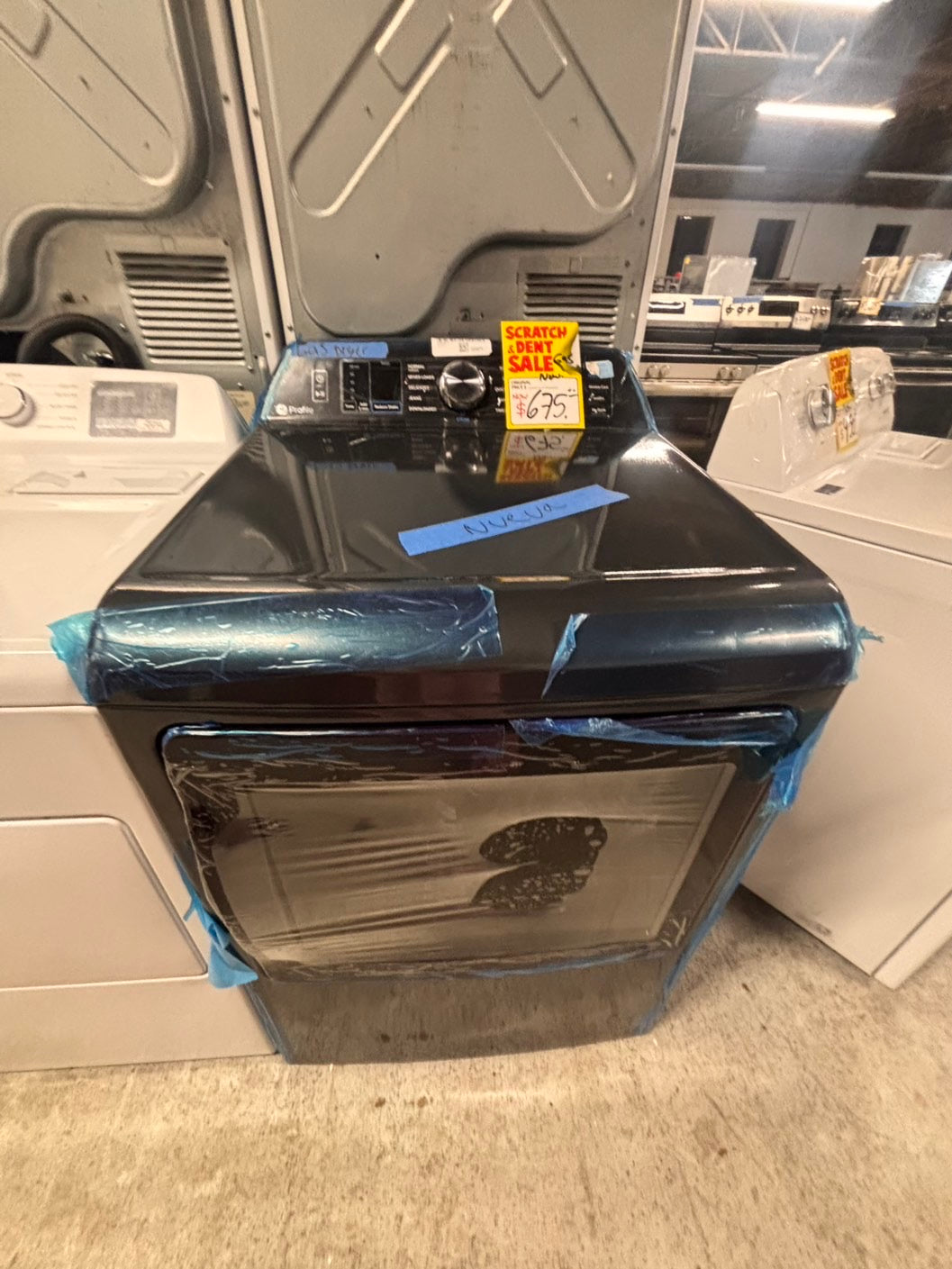 >new Open Box 📦 GE gas 110v dryer side x side large capacity  #ED5GG2L