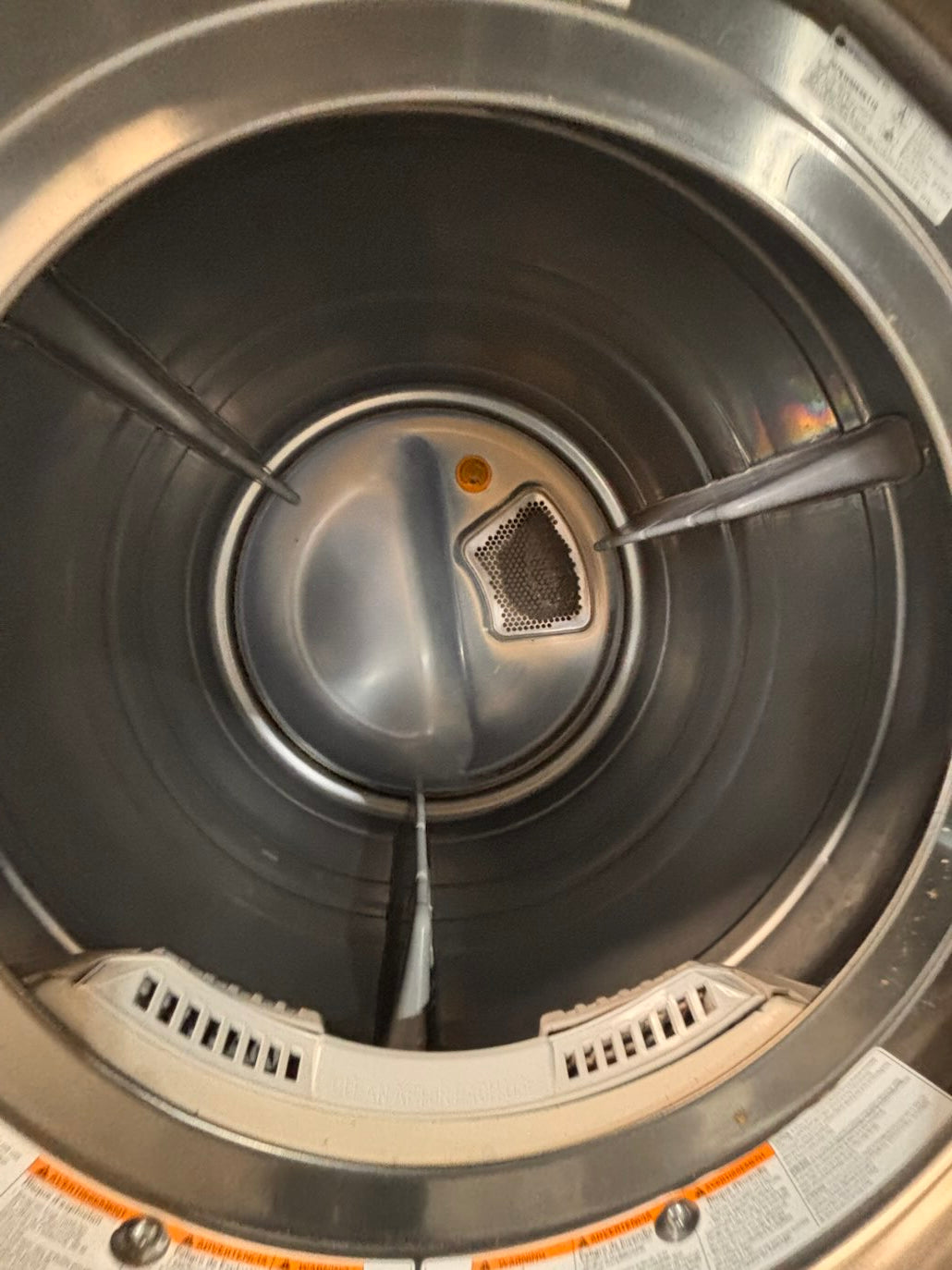 }}LG GAS  washer large capacity& dryer steam set front load stackable or side by side gray-silver 27” working 💯 with warranty !   used-Refurbished #LGSG3SET