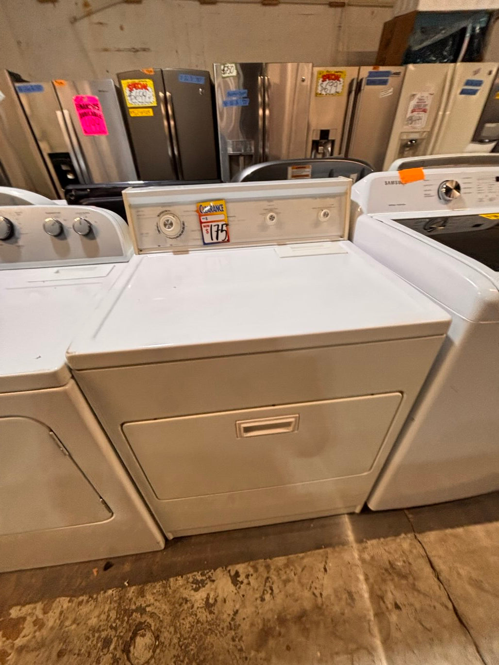 }SALE🎈Kenmore  29” extra large capacity side x side large capacity electric 220v dryer  in white 29”Refurbished #KDEX81B