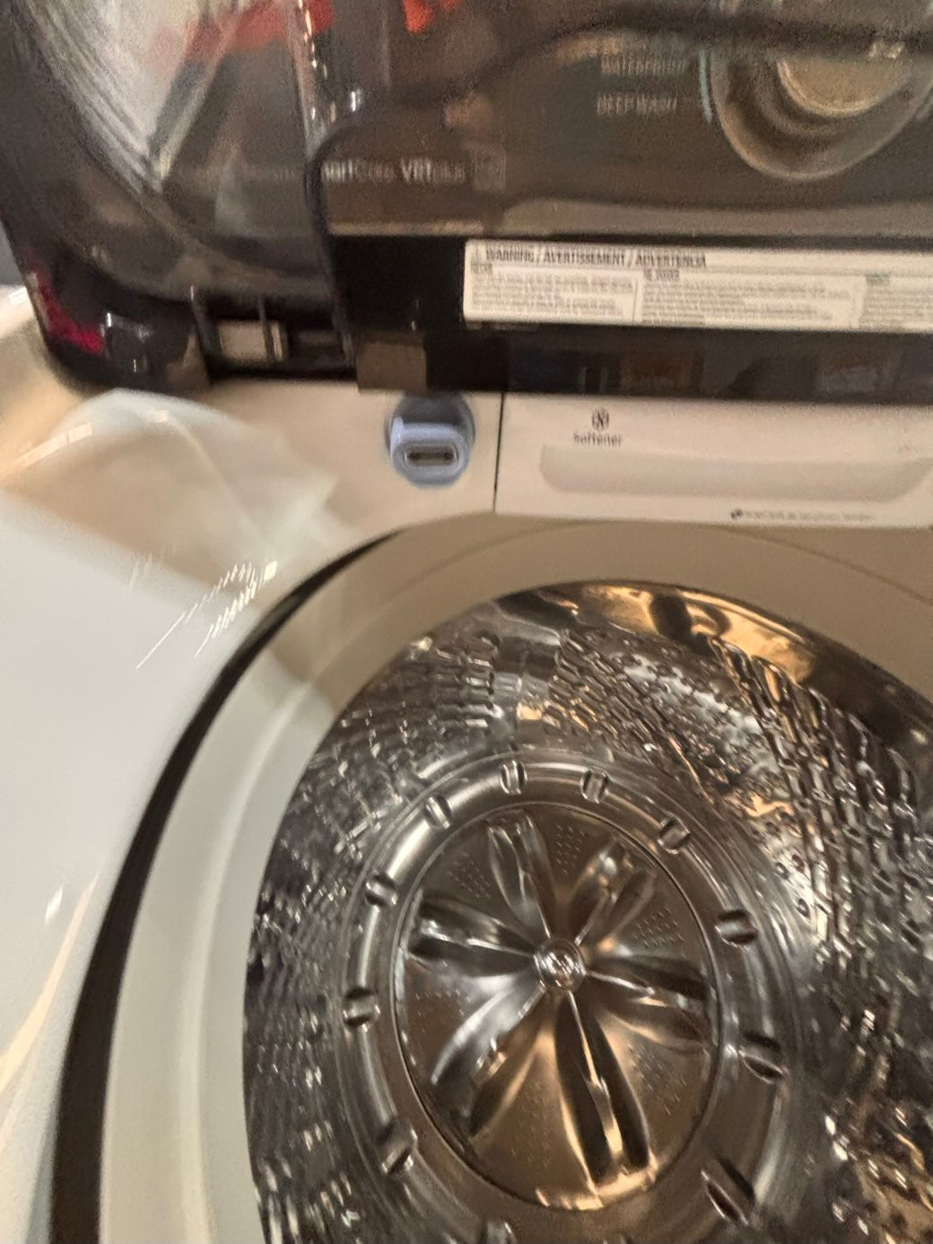 } }Samsung 27” white color Top load washer extra Large capacity 5.5cu.ft stainless steel Drum working 💯  with warranty ! used,refurbished #SAWTL12B