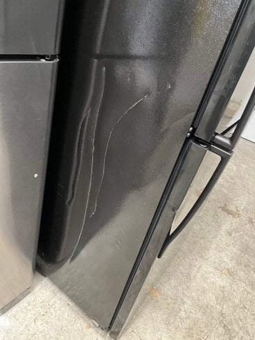 >2pc. Combo Special price🎉 whirlpool black top freezer refrigerator & electric stove same brand -used-refurbished 30" #RFWH39B2PC