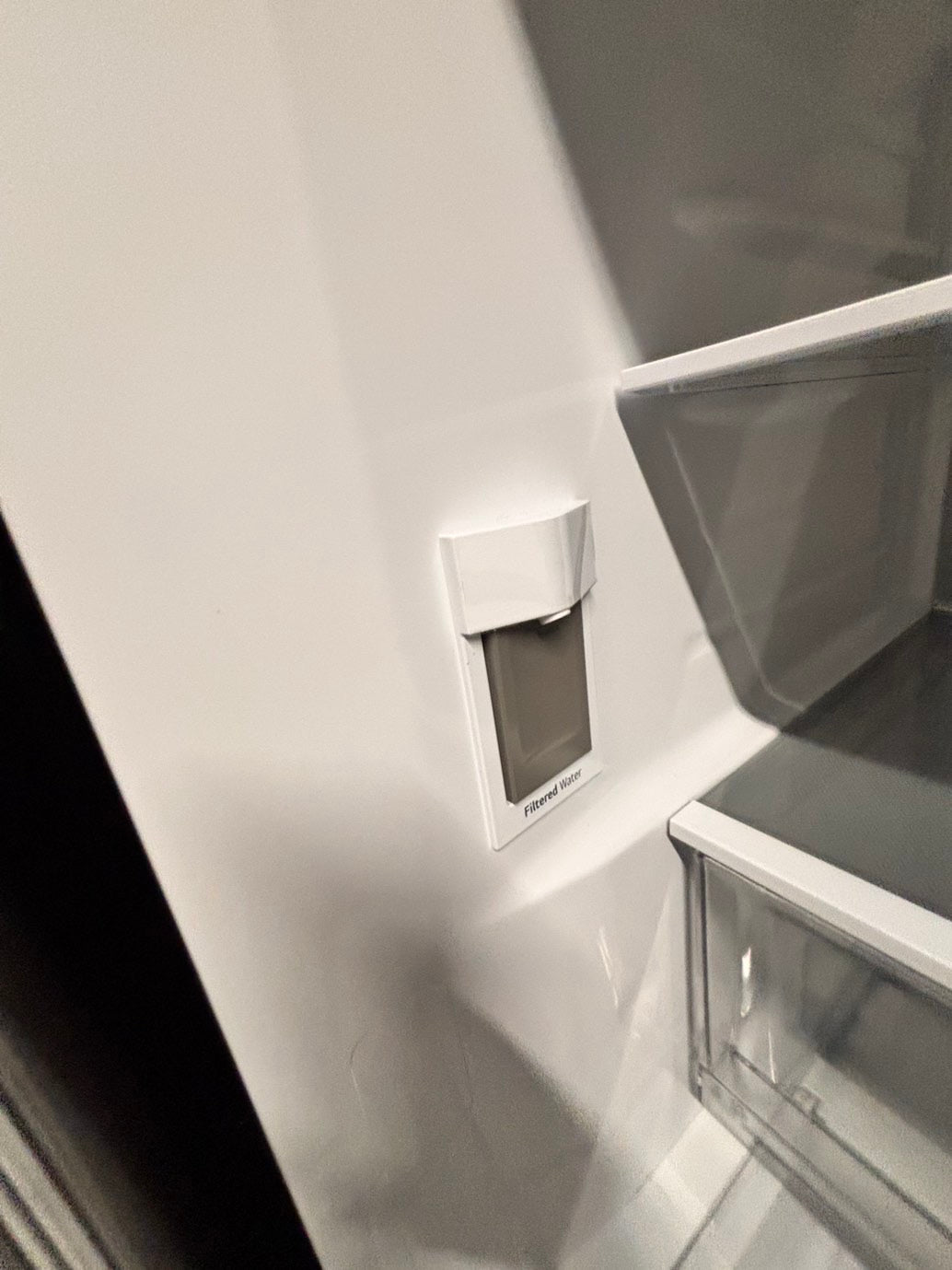 > LG new open box 📦 costumer return 27 cu. ft. SMART Counter Depth MAX French Door Refrigerator with Ice and Water, ADA Comp in PrintProof Stainless Steel #RLG27AB