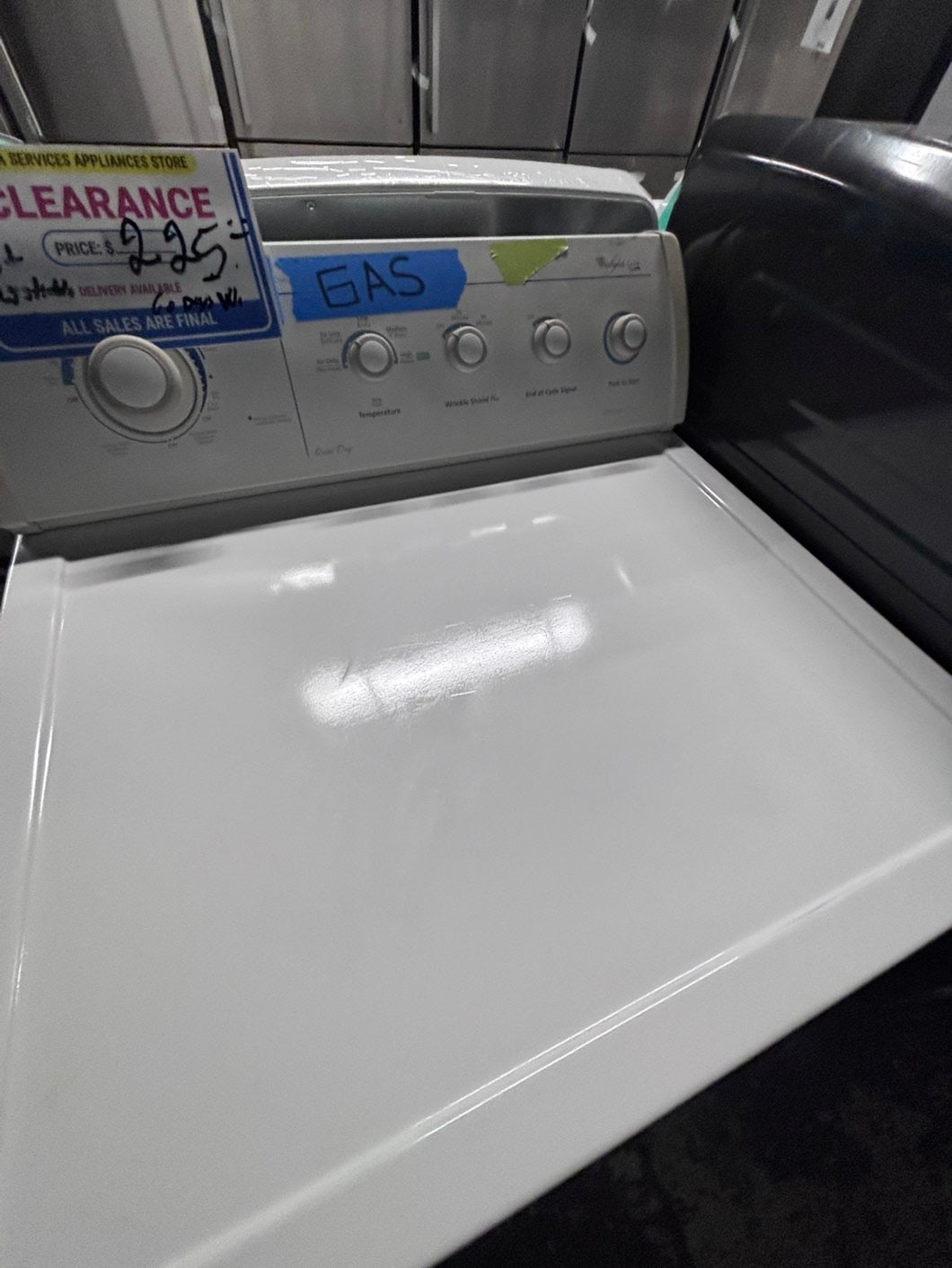 >on sale 💥Whirlpool gas top load regular dryer side x side large capacity #GDG34JB