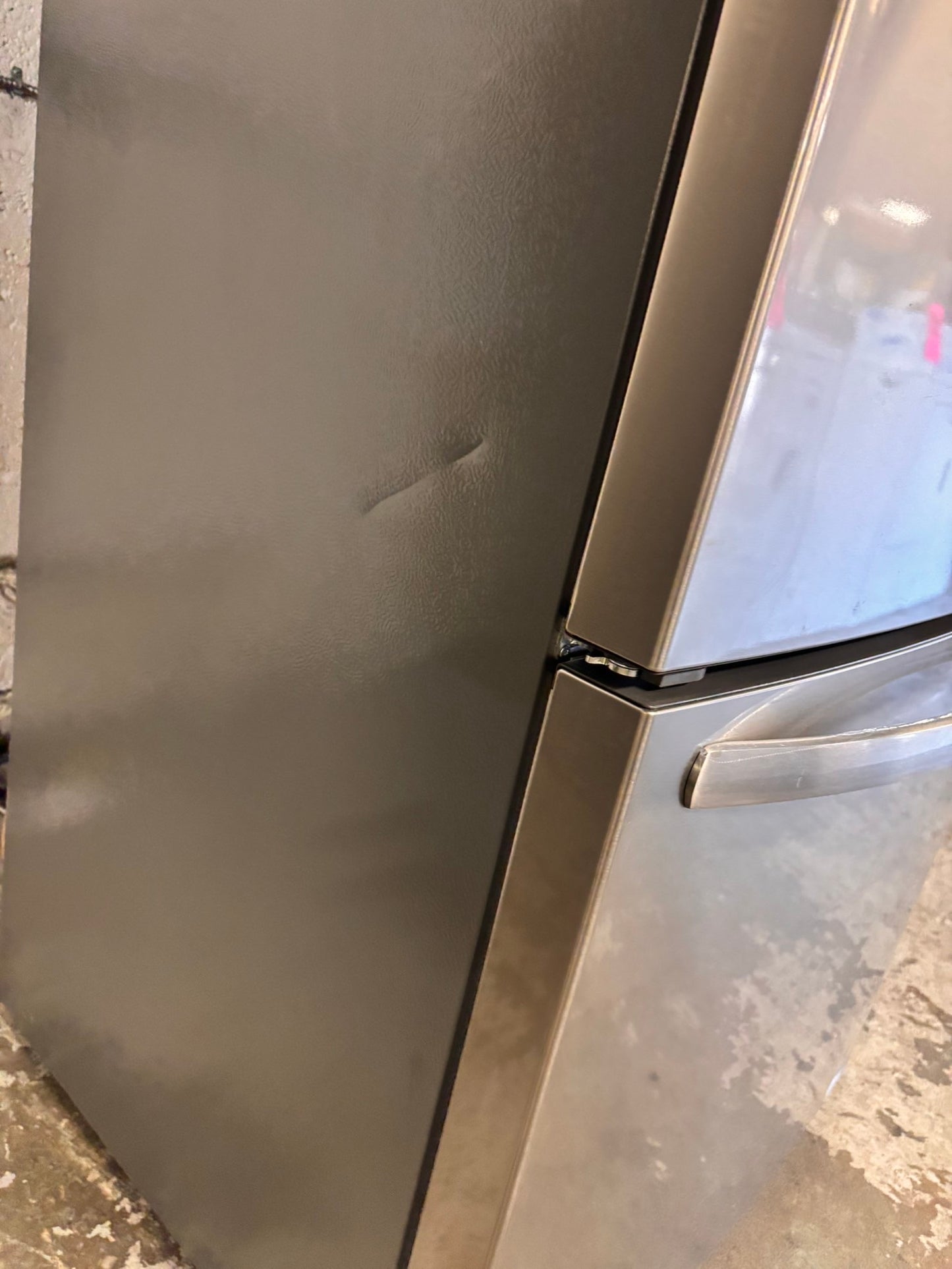 >frigidaire Open box 📦 New S/d 31.5 in. 18 cu. ft. Counter Depth French Door Refrigerator in Fingerprint-Resistant Stainless Look       #RNZG18LL