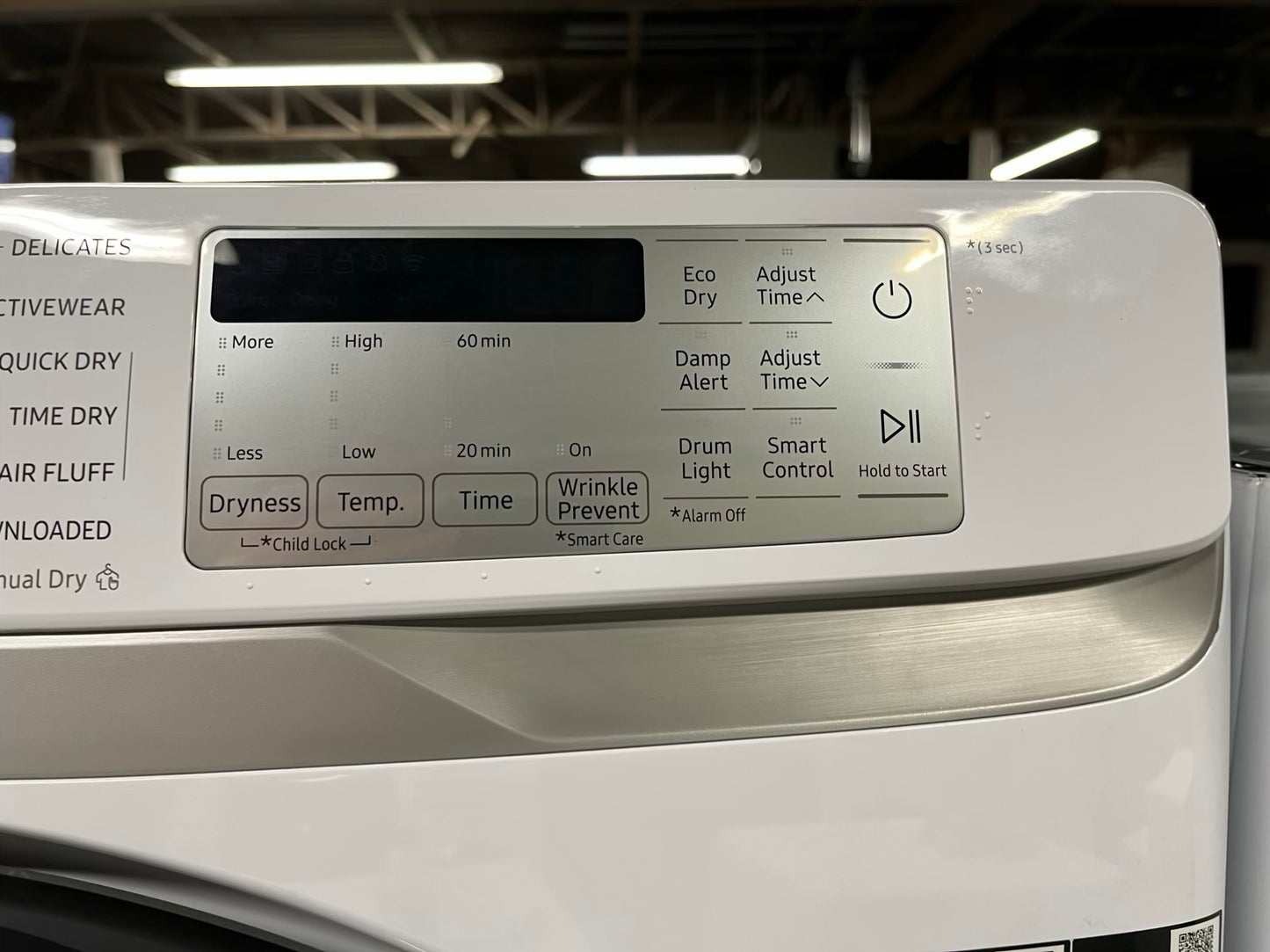 Open Box 📦 Scratch & Dent mix match LG 4.5 cu. ft. Capacity Smart Front Load ENERGY STAR Washer with TurboWash® 360° Al & Samsung 7.5 cu. ft. Vented Smart Stackable Electric 220v Dryer In White w/ Steam 27" in #WD634NB