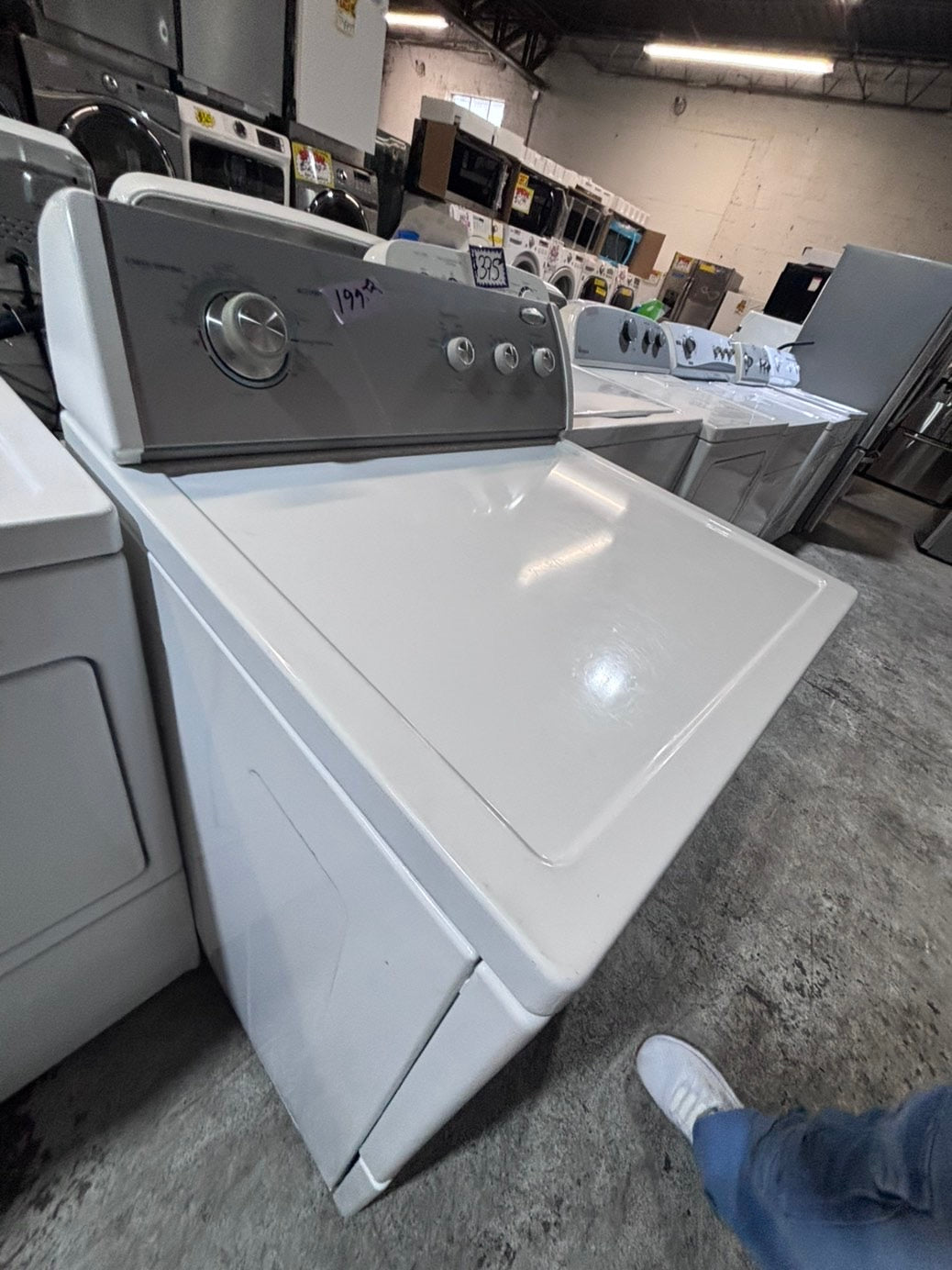 >*whirlpool side x side extra large capacity electric 220v dryer   27” used -Refurbished #WED55B
