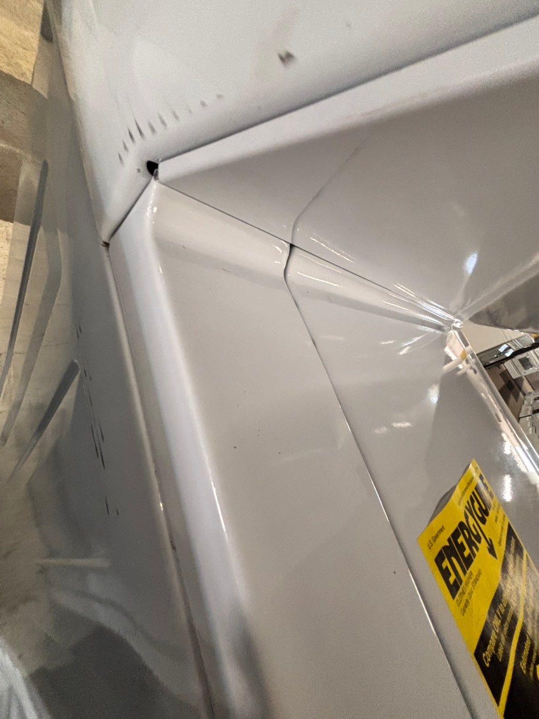 >new open box 📦 Frigidaire stacked laundry center Electric 220v washer & dryer unit in white 27" #LWR28B