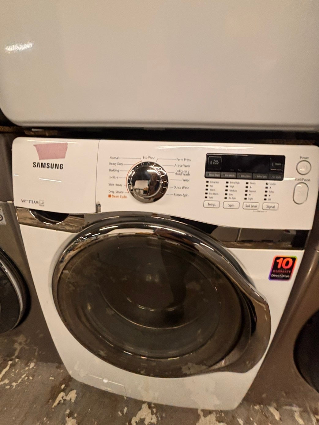 SALE🔥SAMSUNG front load washer large capacity & dryer set electric 220v front load stackable or side by side - in white #WS3RTSET