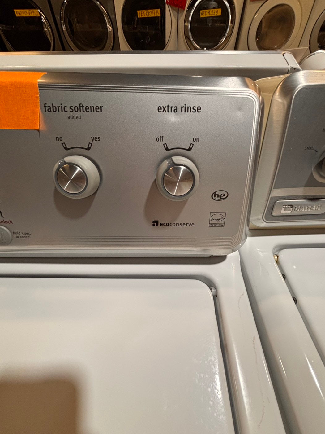 >*sale🎈maytag heavy duty Top load washing machine w out agitator 27" in good condition,used-Refurbished #TWMAW6B