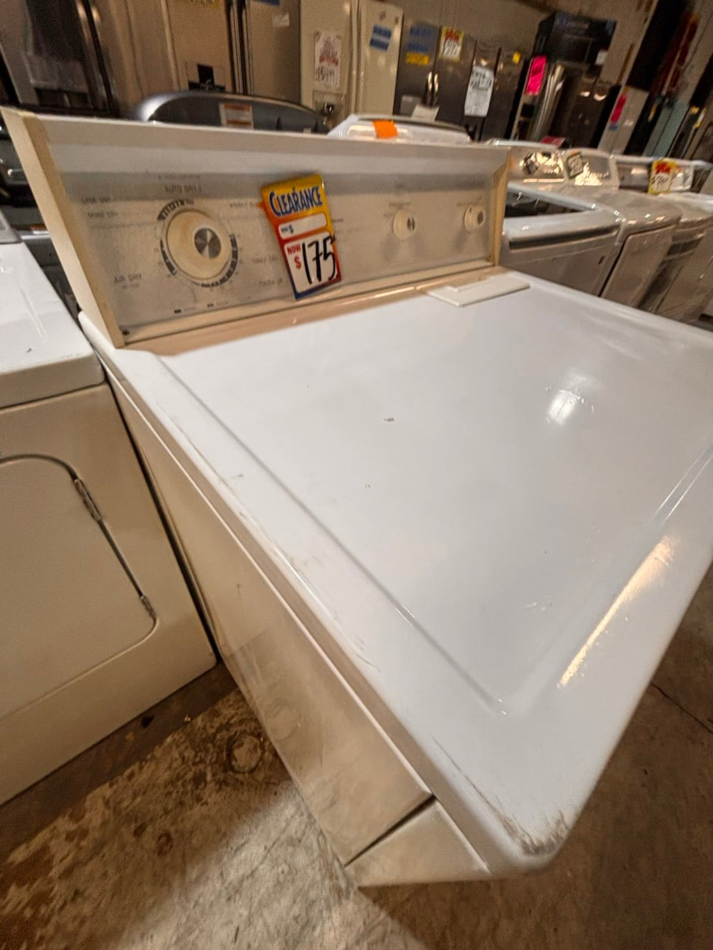 }SALE🎈Kenmore  29” extra large capacity side x side large capacity electric 220v dryer  in white 29”Refurbished #KDEX81B