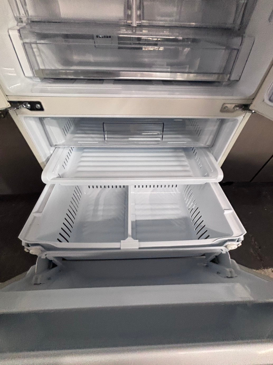 >special 🔥Used great condition used-Refurbished Kenmore  36”W x 69h x 30”depth french door refrigerator off white  w/ice & water dispenser 36 “ #RFK22CB