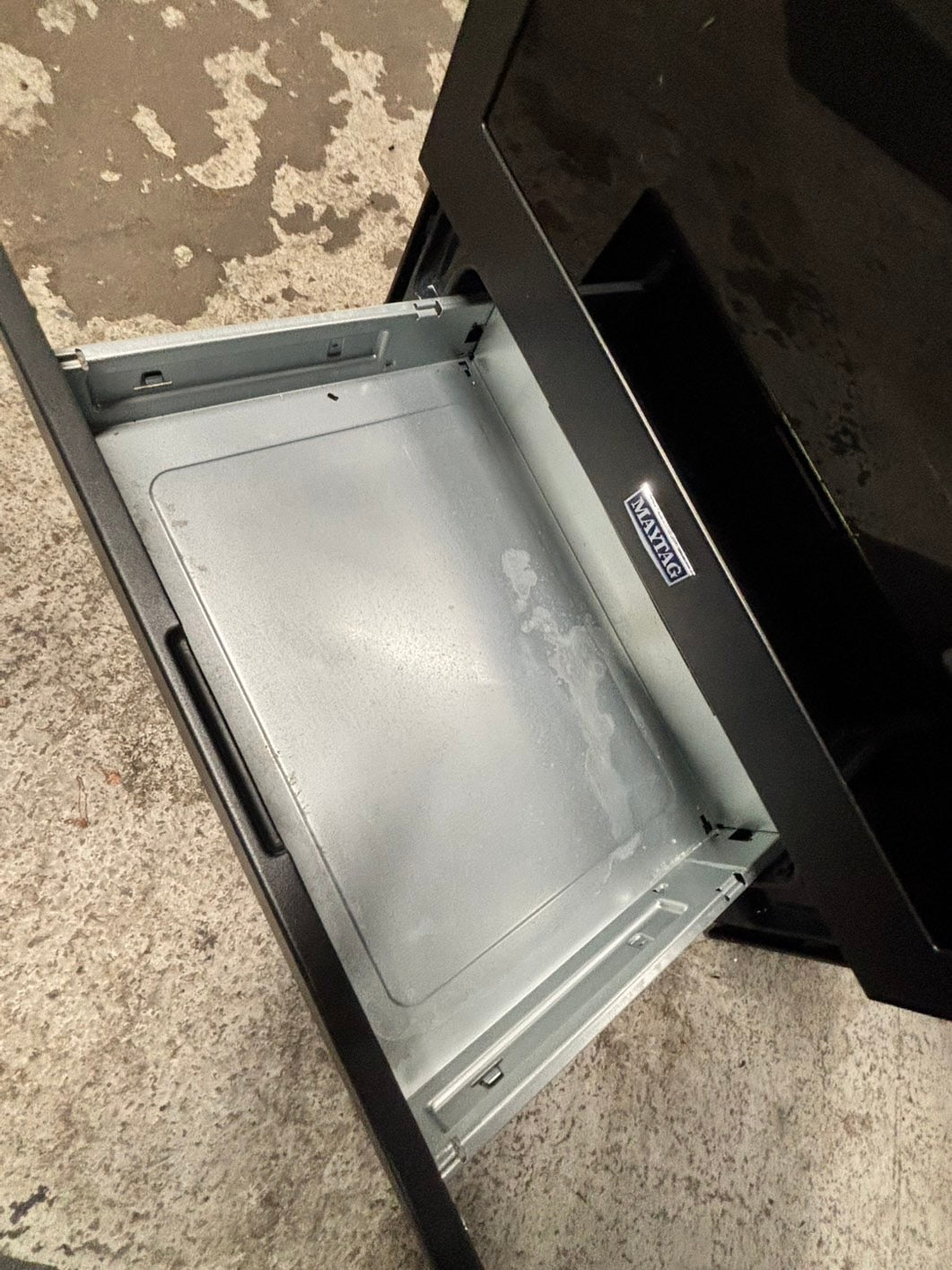 📢black Friday sale 🦃 - maytag GAS range 5 burner convection oven -bake roast broil self clean in dark stainless steel used-Refurbished 30"stock number#GMS32LB-TR