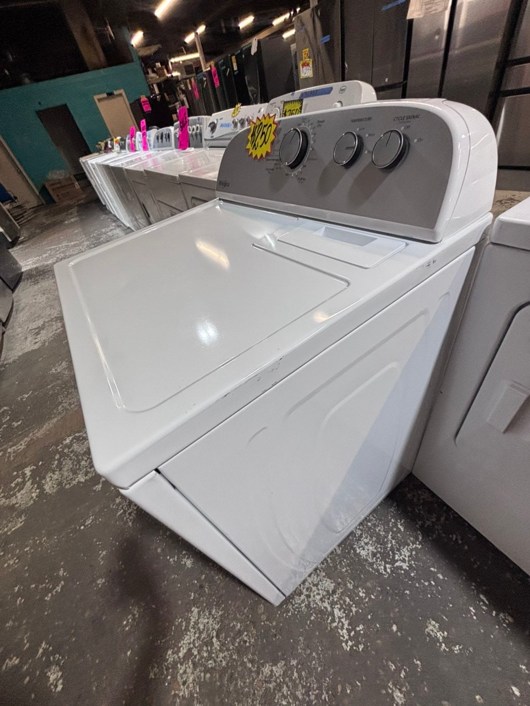 >>whirlpool 29” large capacity electric dryer 220v side by side used-refurbished #KEK12B
