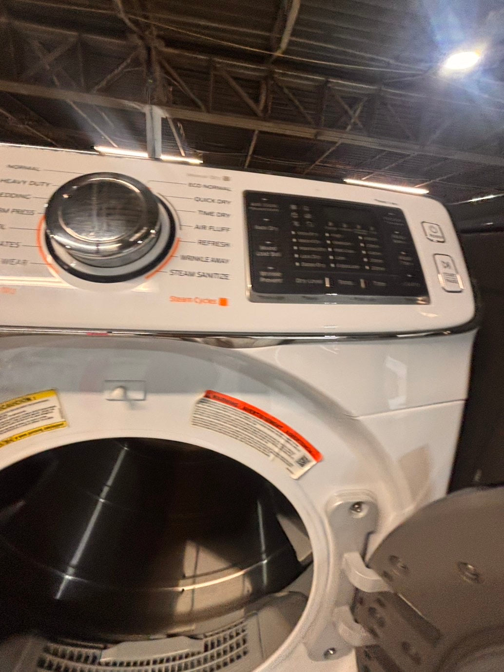 >*Samsung steam washer 4.5 cu ft & dryer 7.5 cu ft set electric steam 220v front load stackable or side by side - sensor dry white color   #WD658SET
