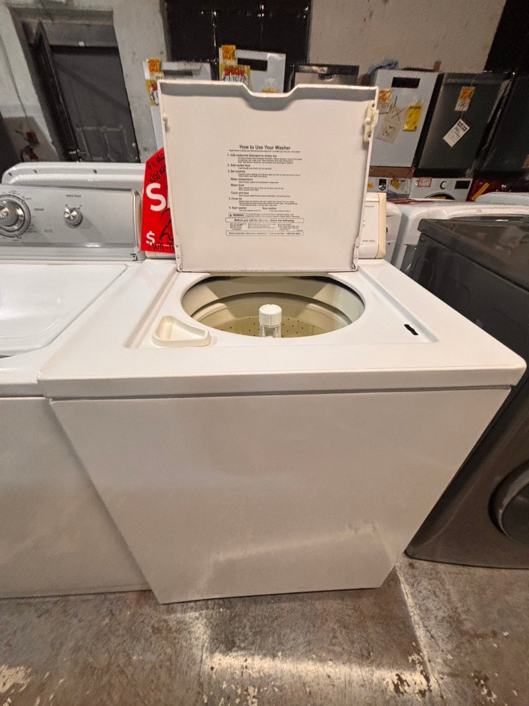 >*sale🎈frigidaire heavy duty Top load washing machine w agitator 27" in good condition,used-Refurbished #TWZ226B