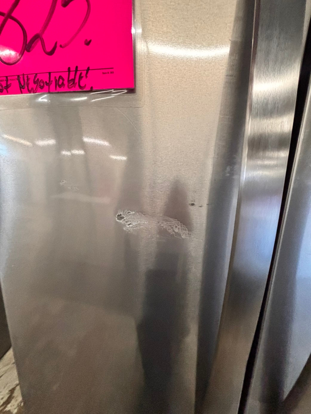 >frigidaire Open box 📦 New S/d 31.5 in. 18 cu. ft. Counter Depth French Door Refrigerator in Fingerprint-Resistant Stainless Look       #RNZG18LL