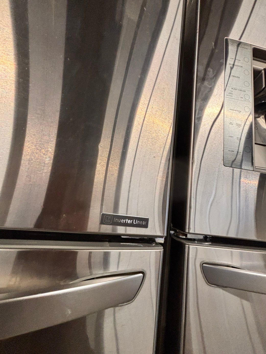 >LG door-in door French Door Refrigerator Super-Capacity with ice maker & water dispenser ,with  used-refurbished #LG30PASB