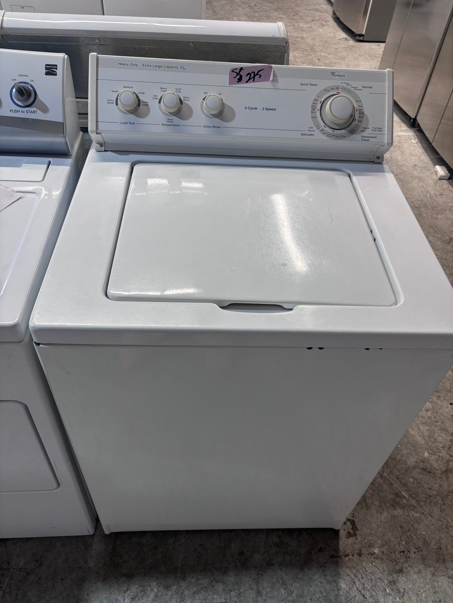 >*sale🎈whirlpool Top load washing machine w agitator 27" in good condition,used-Refurbished #TWF66B (Copy)