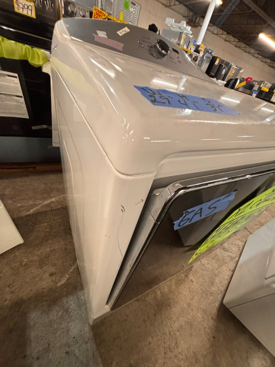 }}Kenmore 29” x 41” x 34”depth large capacity gas  dryer 110v side by side used-refurbished #GDDY1AB