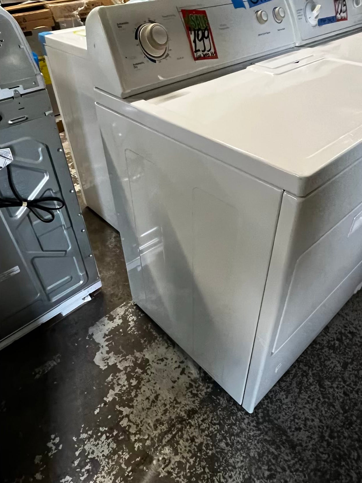 🎁Holiday Sale 🎄Whirlpool gas dryer side by side large capacity in white 29” #GD396T1B