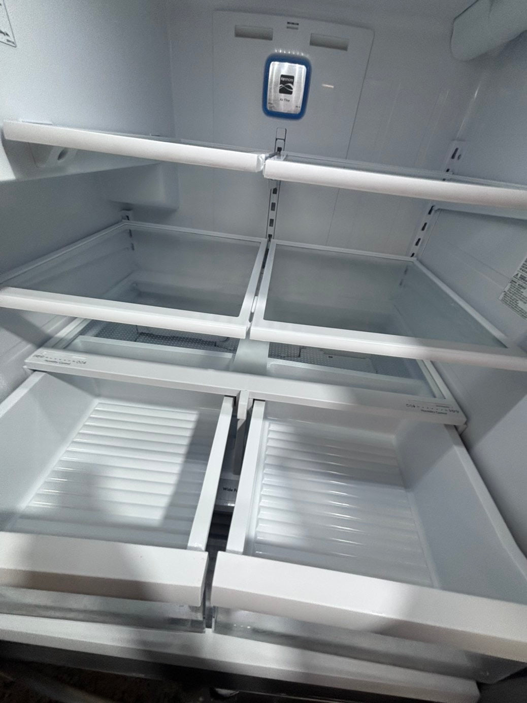 >*special🔥36”kenmore  French doors  fridge  stainless steel (ice maker  doesn’t work) only water 💦 dispenser works !doesn’t affect on the others functions. 36” #KE24WWB