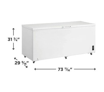 >new open box 📦-frigidaire 20 cu. ft. Chest  Freezer ENERGY STAR #FCH20CB