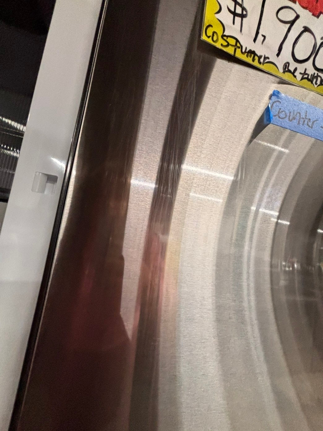 >special 🎈New open box (costumer return Samsung - Bespoke 23 Cu. Ft. 4-Door Flex French Door Counter Depth Refrigerator with Auto Open Door -#RFS3335YB